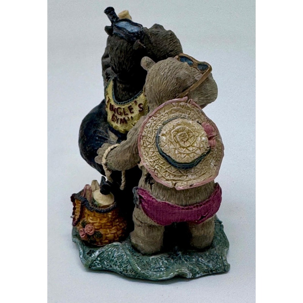 Boyds Bears Hippolita & Hugo D. Nile Noah's Ark Series 3 #2436 Bearstone Figurin - Picture 4 of 13